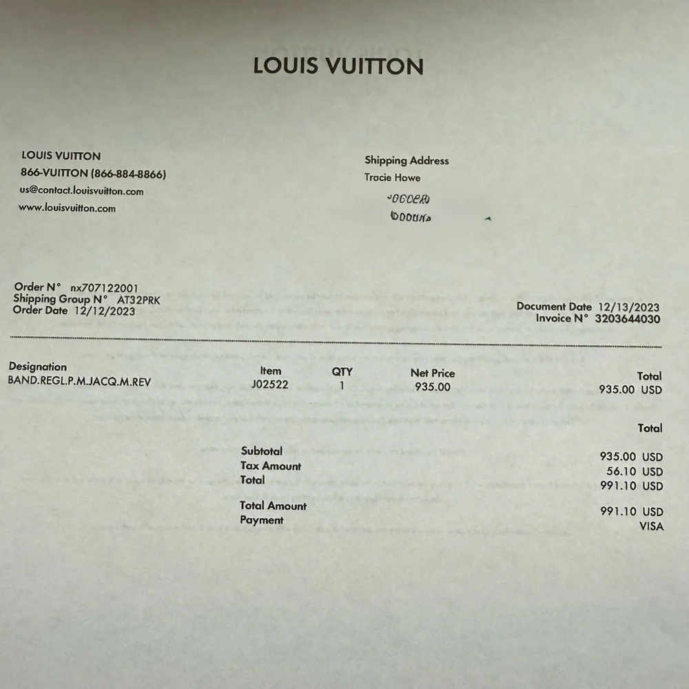 Louis Vuitton Bandouliere Strap w/round coin purse in Monogram Reverse canvas. - Picture 7 of 7